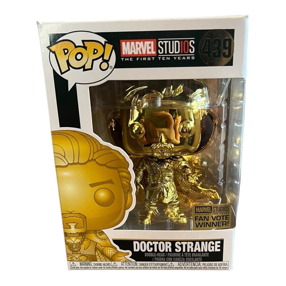 ✨5/$25✨ Funko Pop Doctor Strange Gold Figure